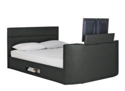 Hygena - Gemini - Kingsize TV - Bed Frame - Black